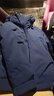鴨鴨（YAYA）【王一博同款】騏驥紅羽絨服女2025新款冬季短款男女同款保暖外套 藏青色-YE4B017197P 【-20°抗寒/男女同款】 L 130-150斤 曬單實(shí)拍圖