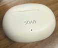 索愛(ài)（soaiy）SL6真無(wú)線(xiàn)藍牙耳機運動(dòng)商務(wù)游戲長(cháng)續航半入耳式藍牙耳機適用于蘋(píng)果安卓通用藍牙耳機 油彩白 曬單實(shí)拍圖