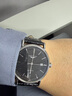 浪琴（LONGINES）【二手99新】浪琴優(yōu)雅瑰麗時(shí)尚系列男表奢侈品鐘表休閑日歷顯示二手奢侈品浪琴 可回收置換 二手浪琴男表 L4.921.4.52.2黑盤(pán)皮帶38.5mm 曬單實(shí)拍圖