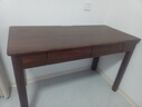 源氏木語(yǔ)實(shí)木書(shū)桌黑胡桃木現代簡(jiǎn)約辦公桌電腦桌輕奢書(shū)房桌雙抽1.2m京享家 曬單實(shí)拍圖