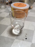 MUJI 鋼化玻璃 矮腳杯 杯子家用 MDE57A1A 約直徑6.30*高10.3cm 曬單實(shí)拍圖