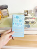左蒂高顏值A6花朵搭扣記事本隨身通勤口袋花卉筆記小本子便攜記錄手賬本加厚會(huì )議記錄本-A6藍色 曬單實(shí)拍圖