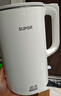 蘇泊爾（SUPOR）2.2L大容量 電熱水壺燒水壺開(kāi)水壺電水壺煮水壺 家用智能一鍵開(kāi)蓋 2200W大功率 無(wú)縫一體SW-22J02S 曬單實(shí)拍圖