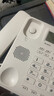 飛利浦（PHILIPS）有繩電話(huà)機座機 固定電話(huà) 辦公家用 雙接口 免電池 免提通話(huà) 一鍵撥號 黑名單 TD2815 白色 曬單實(shí)拍圖