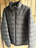 哈吉斯（HAZZYS）男裝 冬款【鵝絨】羽絨服男簡(jiǎn)約休閑立領(lǐng)男外套ASFZU0CDX09 黑色BK XL （180/100A 50） 曬單實(shí)拍圖