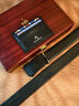 保羅美思得男士皮帶 600881+卡包【紅木盒】 120cm 長(cháng)度可裁剪 曬單實(shí)拍圖
