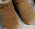 他她絨絨靴雪地靴冬棉靴厚底雪地靴 棕黃（毛里） 40 曬單實(shí)拍圖