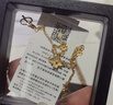 周六福小甜花黃金手鏈女足金999新年生日禮物A0710814 約2.47g 16+3cm 曬單實(shí)拍圖
