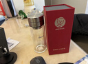 希諾雙層玻璃杯男茶水分離杯高檔泡茶杯子車(chē)載水杯XN-9338本色 290mL 曬單實(shí)拍圖