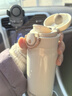 膳魔師（THERMOS）不銹鋼保溫杯大容量男女士?jì)和銛y水杯生日新年禮物團購定制JNR 【熱賣(mài)推薦】奶油白 350ml 曬單實(shí)拍圖