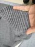啄木鳥(niǎo)毛衣男青少年秋冬季新款半拉鏈立領(lǐng)針織衫男生韓系灰色加絨毛線(xiàn)衣 7233灰色 【常規】 XL 建議體重130-150斤 曬單實(shí)拍圖