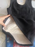莫代爾徳絨保暖背心男加絨加厚秋冬季羊毛蠶絲上衣爸爸無(wú)袖坎肩內穿馬甲 黑色 (超暖護背護肚大貼片) L (90~115斤) 曬單實(shí)拍圖