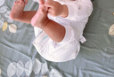 babylove嬰兒連體衣春秋季男女寶寶純棉哈衣爬爬服嬰幼兒衣服秋裝 曬單實(shí)拍圖
