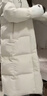 鴨鴨王一博同款冰殼系列3.0羽絨服男女長(cháng)款2025新款戶(hù)外防寒加厚外套 米白色 S 165/84A 曬單實(shí)拍圖