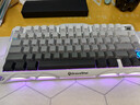 重力星球破繭75機械鍵盤(pán)電競游戲無(wú)線(xiàn)有線(xiàn)藍牙三模gasket客制化側刻鍵盤(pán) GS K1 漸變白 曬單實(shí)拍圖