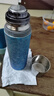 象?。╖O JIRUSHI）正宗內外純鈦品質(zhì)高貨高檔保溫杯燜茶杯保溫杯創(chuàng  )意大容量男女雙層 藍色500【內外純鈦】溫顯款 曬單實(shí)拍圖