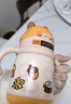 babycare兒童保溫杯嬰兒小松鼠寶寶1-3歲不銹鋼吸管水杯壺學(xué)生上學(xué)300ml 曬單實(shí)拍圖