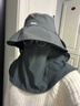JEEP防曬帽男女夏季遮陽(yáng)帽戶(hù)外男士帽子登山帽大檐帽帶面罩護頸帽子男 深灰色 曬單實(shí)拍圖
