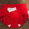 都市麗人本命年馬年女士紅色內褲女純棉高腰收腹大碼鴻運三角褲4條XL 曬單實(shí)拍圖