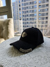 蒙奈特（MONAITTE）帽子男冬季新款加厚保暖棒球帽戶(hù)外運動(dòng)跑步釣魚(yú)防寒時(shí)尚鴨舌帽女 黑色 均碼 可調節（54-61CM） 曬單實(shí)拍圖
