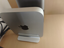 Drewchan 立式筆記本電腦支架桌面豎放收納架適用蘋(píng)果macbook底座mini可調節金屬置物架 BJ7S 單開(kāi)口立式筆記本支架-銀 曬單實(shí)拍圖