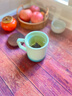 叁旬（sanxun） 知行陶瓷泡茶馬克杯帶蓋過(guò)濾水杯女男辦公室茶水分離杯子定制 知行馬克杯【湖蘭釉】 曬單實(shí)拍圖