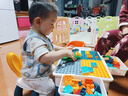 斯納恩（Snaen）兒童積木桌大顆粒玩具多功能結實(shí)安全1-3歲6男女孩寶生日新年禮物 曬單實(shí)拍圖