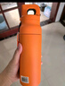 樂(lè )扣樂(lè )扣（LOCK&LOCK）316L不銹鋼保溫杯運動(dòng)戶(hù)外水杯保冷杯高顏值雙飲杯610ml年會(huì )禮物 活力橙【贈杯刷】 曬單實(shí)拍圖