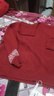 恒源祥100%純羊毛衫女高領(lǐng)套頭毛衣2025秋冬新款加厚短款針織打底衫 酒紅色 7184 7740 L 110-120斤 曬單實(shí)拍圖