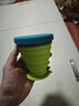 M Square便攜式折疊硅膠杯碗野餐露營(yíng)寶寶食品級旅行戶(hù)外 熒綠色中杯 曬單實(shí)拍圖