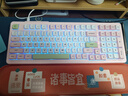 阿斯盾（AUSDOM）H98機械鍵盤(pán)三模靜音客制化鍵盤(pán)Gasket多層消音填充全鍵熱插拔藍牙電競游戲辦公電腦鍵盤(pán)-櫻草語(yǔ) 曬單實(shí)拍圖