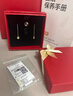 周六福（ZLF）新年禮物  黃金耳釘女足金999星星閃爍耳線(xiàn) 計價(jià) 1.81g 曬單實(shí)拍圖