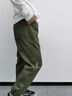 JEEP SPIRIT吉普工裝褲男春夏季男士純棉寬松垂感百搭哈倫男褲休閑束腳褲子男 537軍綠常規 L 碼(115斤-130斤) 曬單實(shí)拍圖