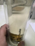 【京東物流配送】高硼硅雙層玻璃杯大容量泡茶杯水杯子茶水分離杯 【雙層加厚】茶杯350ml1只 曬單實(shí)拍圖