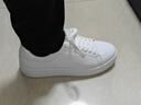 卡賓板鞋男鞋冬季2025新款低幫輕便小白鞋男士休閑鞋百搭潮流鞋子男 5510白色02 41 曬單實(shí)拍圖