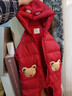 PawinPaw卡通小熊童裝25年冬季新款男女寶寶連帽連體服保暖舒適 Red紅色/20 90cm 曬單實(shí)拍圖