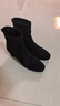 百麗氣質(zhì)時(shí)裝靴女25冬新商場(chǎng)同款優(yōu)雅短靴E5P1DDZ5 黑色 37 曬單實(shí)拍圖