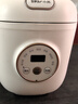 小熊（Bear）電飯煲1-2人精巧1.2L迷你小容量電飯鍋一人食家用宿舍多功能壓力快煮飯鍋智能預約煲湯煮粥米飯鍋 【陶瓷油涂層不粘內膽】 1.2L DFB-C12L9 曬單實(shí)拍圖