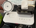aresh無(wú)線(xiàn)充電器三合一多功能適用蘋(píng)果17/16/15磁吸MagSafe耳機apple watch S11手表支架iphone12ProMax 白色【QI2認證+時(shí)鐘+鬧鐘+夜燈】配雙C線(xiàn) 曬單實(shí)拍圖