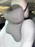 齊選汽車(chē)頭枕車(chē)載護頸枕高檔雙芯打孔透氣柔軟四季通用新能源車(chē)用頭枕 5D雙芯護頸枕【尊貴黑】單個(gè) 1個(gè) 曬單實(shí)拍圖