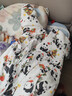 南極人（Nanjiren）嬰兒恒溫分腿睡袋春秋冬中大童防踢被子寶寶家居服竹棉睡衣110碼 曬單實(shí)拍圖