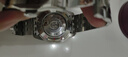 上海（SHANGHAI）男士手表 飛行員男表 自動(dòng)機械腕表 鏤空飛輪夜光 熊貓迪鋼帶6021 曬單實(shí)拍圖