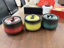 界無(wú)神窯變復古茶葉罐大號半斤裝家用茶葉包裝空禮盒普洱紅茶存儲茶倉 如意茶葉罐（窯變綠） 曬單實(shí)拍圖