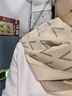 啄木鳥(niǎo)2024新款圍巾女秋冬季感披肩兩用韓版百搭暖絨加厚保暖圍脖時(shí)尚潮 流蘇小V-卡其色(主款) 曬單實(shí)拍圖