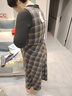 艾珠兒（Aizhuer）小香學(xué)院風(fēng)格子背帶連衣裙子女秋冬季2025新款小個(gè)子穿搭套裝長(cháng)裙 馬甲+半裙套裝 2XL 曬單實(shí)拍圖