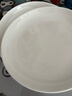 泰鑫興10英寸（26cm）2只裝 陶瓷釉下彩白瓷盤(pán)子菜盤(pán)果盤(pán)家用深盤(pán) 曬單實(shí)拍圖