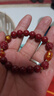 青城山正品天然朱砂手串高含量紫金砂三合六合本命年生肖狗男女手鏈送禮 曬單實(shí)拍圖
