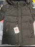坦博爾羽絨服男可脫卸帽寬松大碼男士商務(wù)保暖外套510505D 黑色 175  曬單實(shí)拍圖