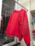 安踏兒童衛衣男童套頭衫2026紅色新年馬年保暖加絨拜年服A52618739 曬單實(shí)拍圖