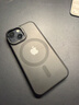 其勢 適用蘋(píng)果13磁吸手機殼 magsafe無(wú)線(xiàn)充電 磨砂膚感防摔防指紋透明保護套 女男高端輕奢簡(jiǎn)約款 鈦黑 iPhone 13 Mini 曬單實(shí)拍圖